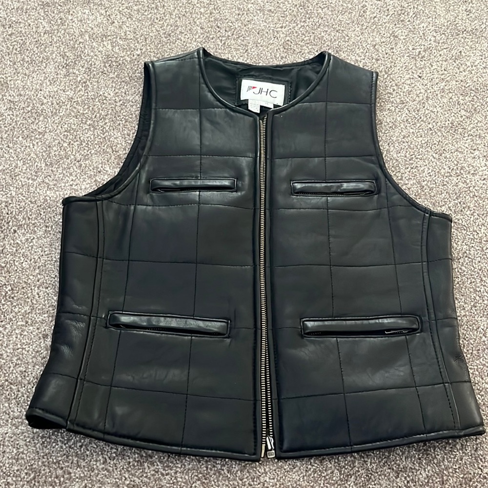JHC leather vest